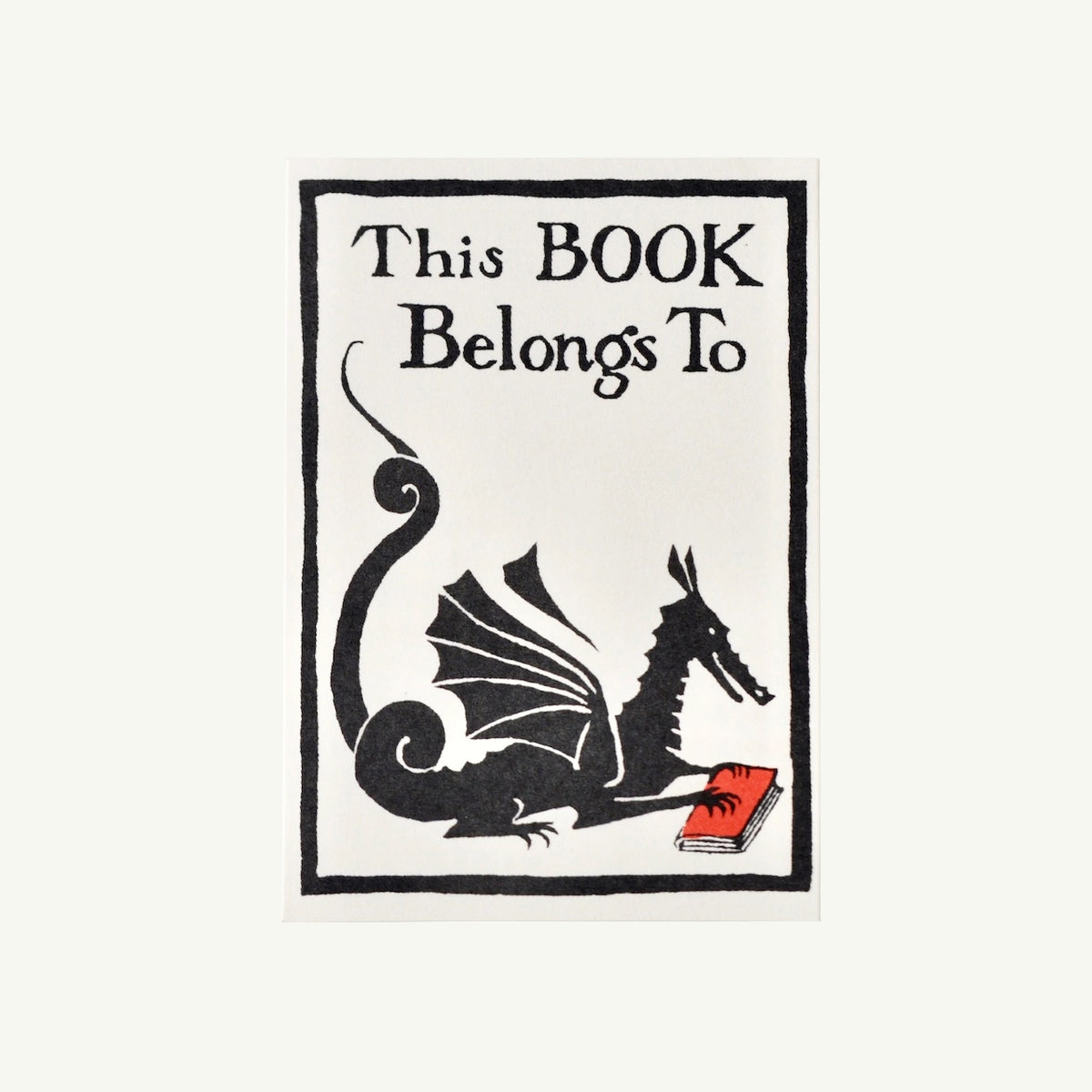 Twelve Bookplates Dragon
