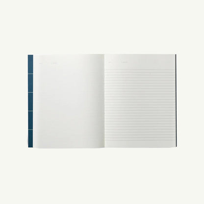 Uma Large Flat Lay Notebook, Dark Blue