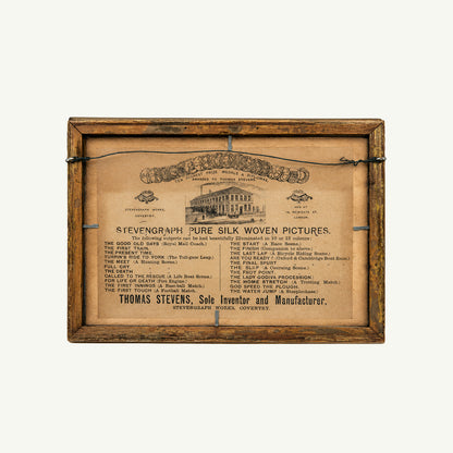 Vintage Victorian-era Stevengraph Silk Picture