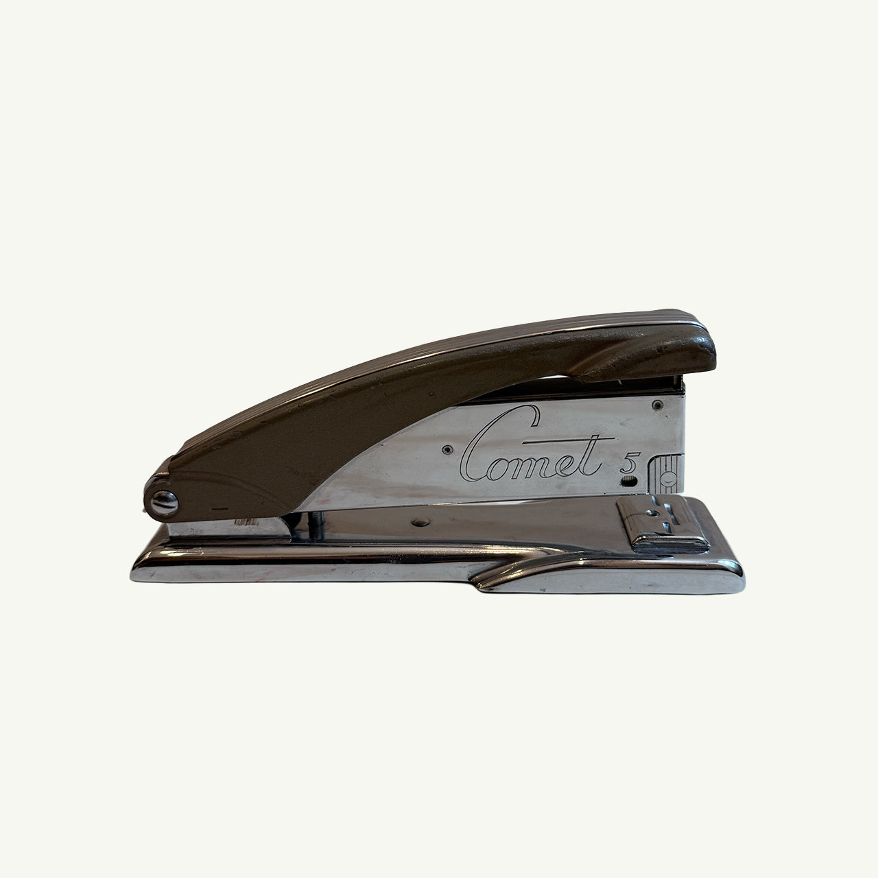 Vintage Comet 5 Chrome Stapler + Staples