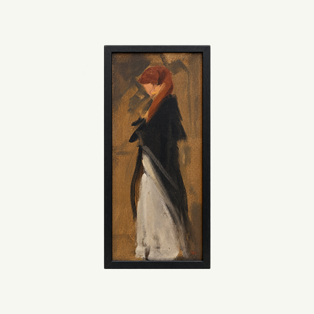 Figurative Painting 2 by Deane G. Keller: woman with red hair, from Mr. Boddington’s Studio.
