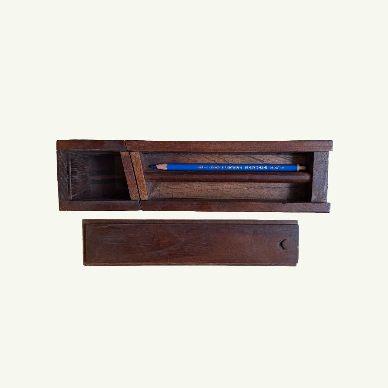 Vintage Wood Pencil Box
