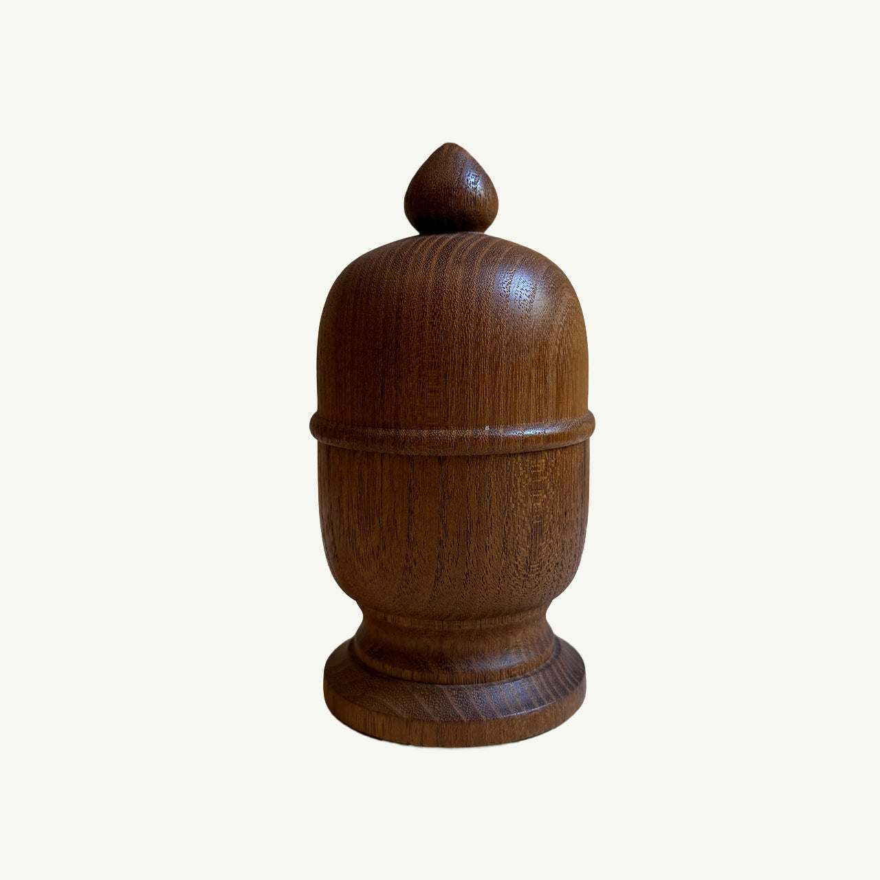 Vintage Small Teak Stash Box
