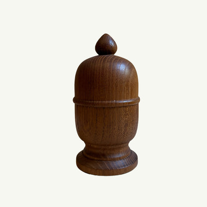 Vintage Small Teak Stash Box
