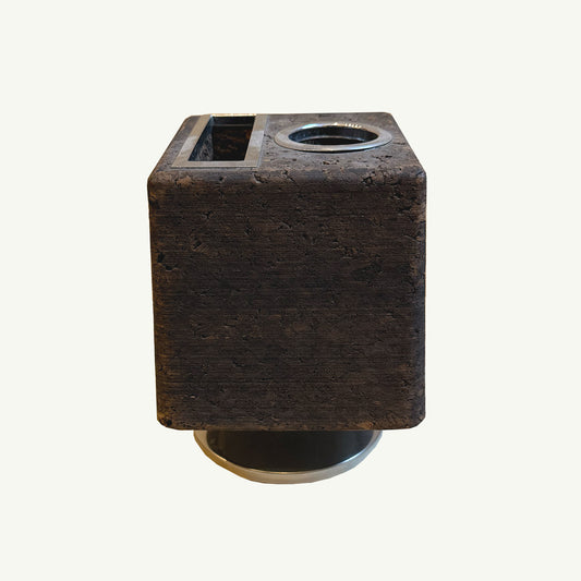Vintage Swivel Cork Pen Pencil Holder