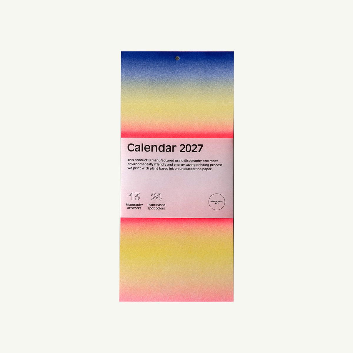 Wall calendar 2027
