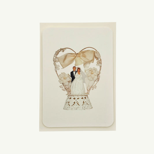 Wedding Cake Topper Greeting Card