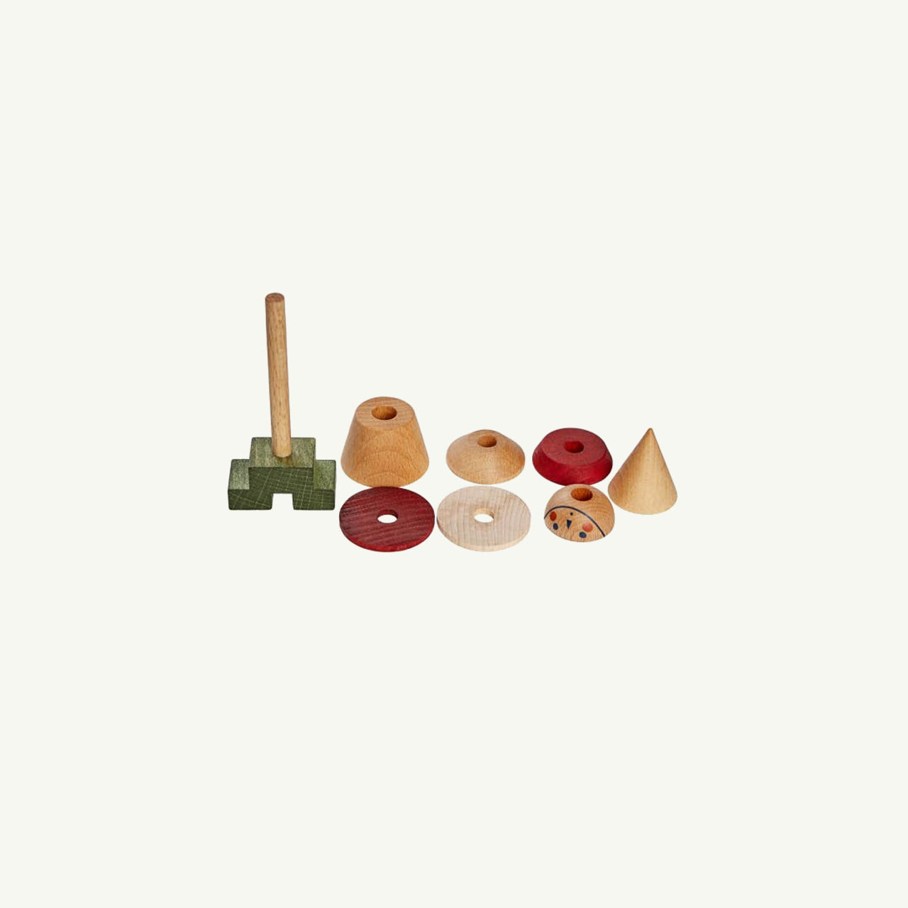 Red Stacking Toy Stick Figure