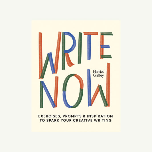 Cover of the book Write Now, featuring creative writing exercises, prompts, and inspiration.