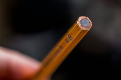 Calligraphy Pencil, 4B, Gold (single)