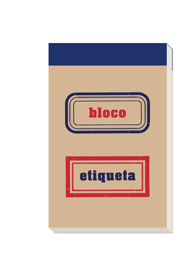 Bloco Ettiqueta - Label Notepad