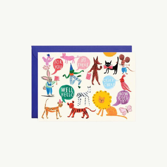 Animals at Recess - Notecards