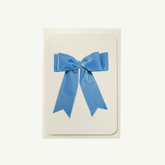 Velvet Bow Greeting Card