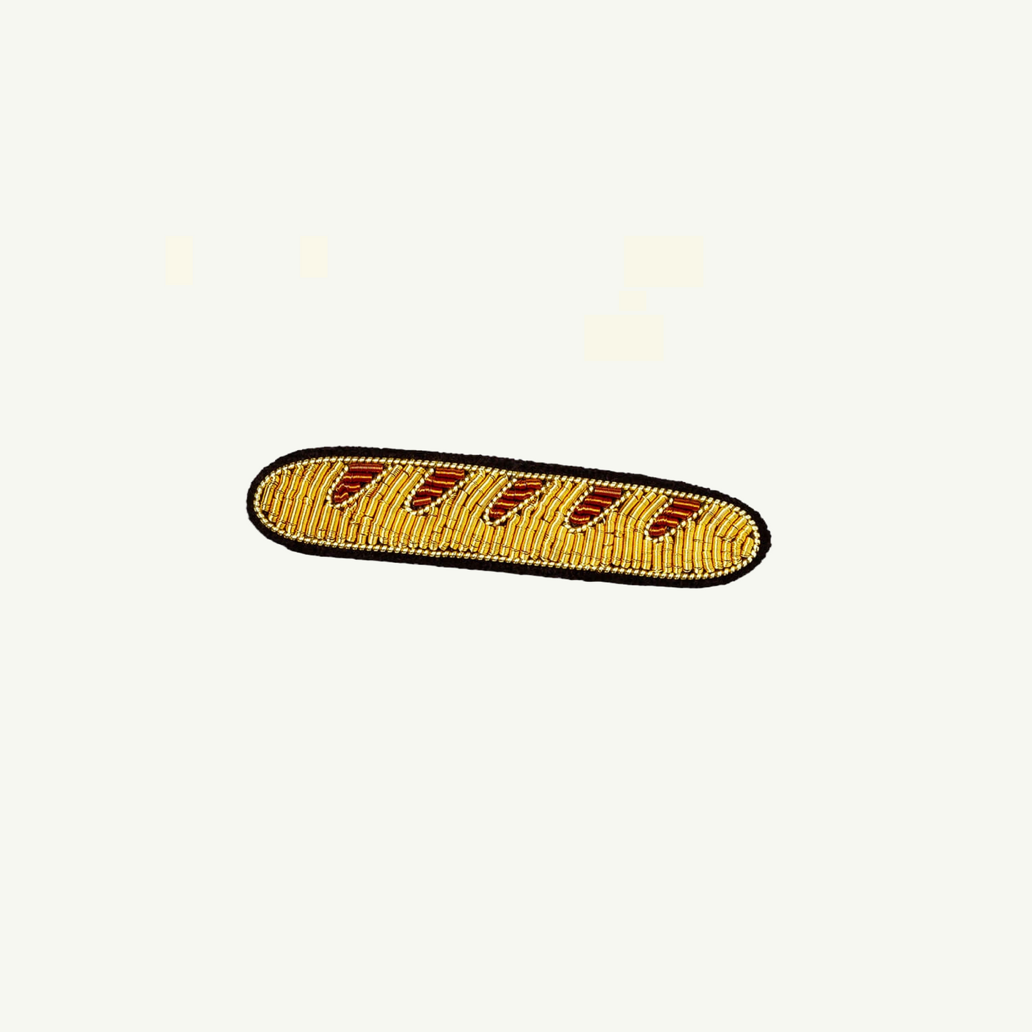 Hand-embroidered Cannetille Brooches