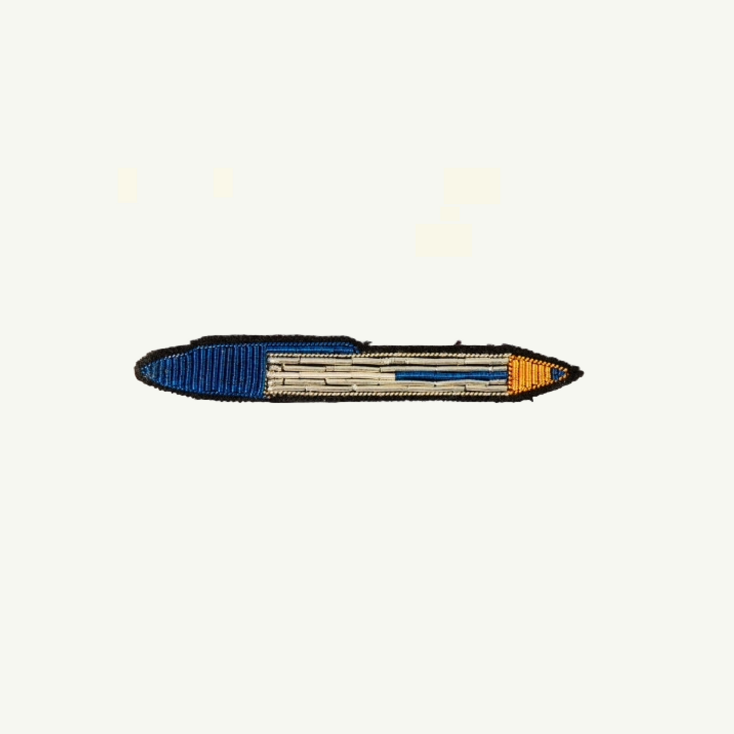 Hand-embroidered Cannetille Brooches