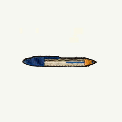 Hand-embroidered Cannetille Brooches