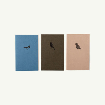 Three Soft Cover Notebooks