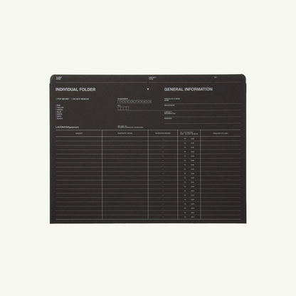 A4 Individual Folder