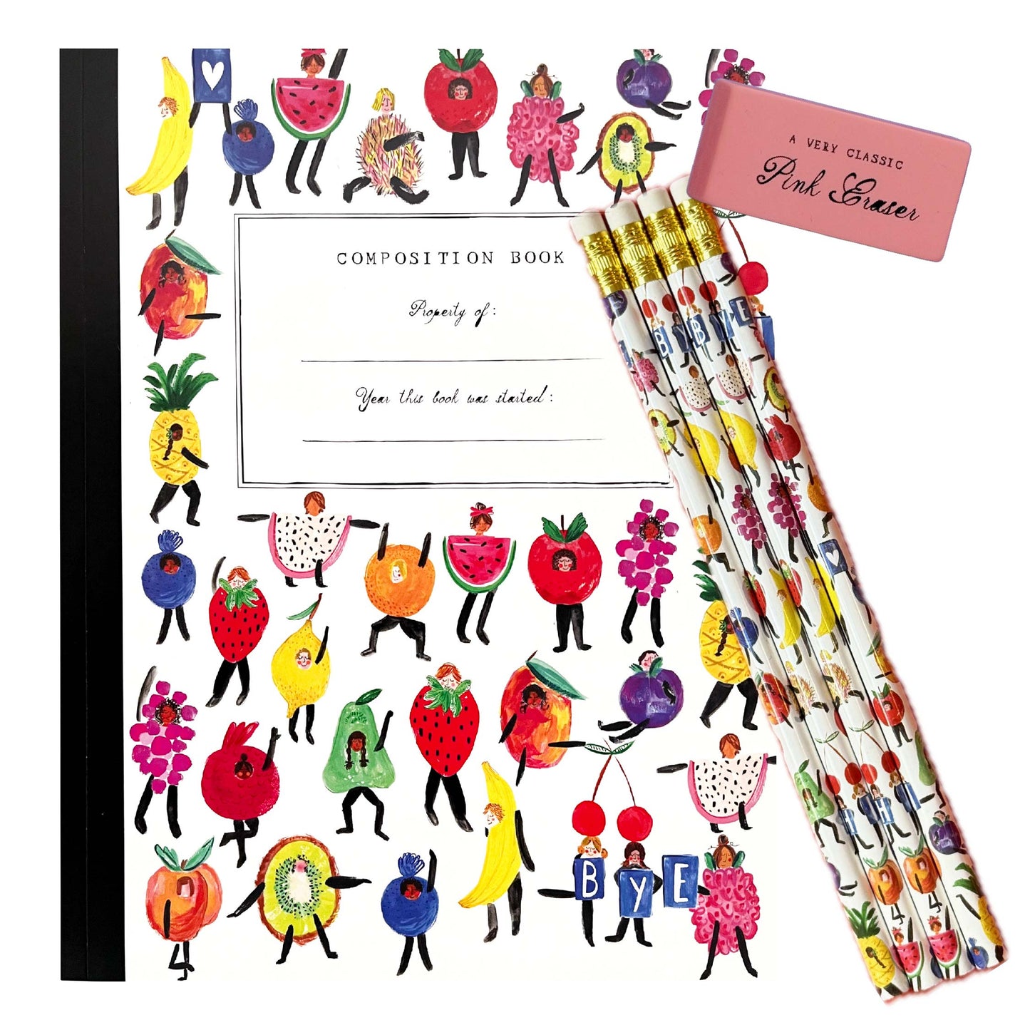 Fruit Composition Book Gift Set