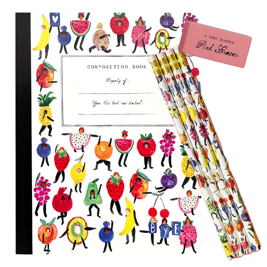 Fruit Composition Book Gift Set