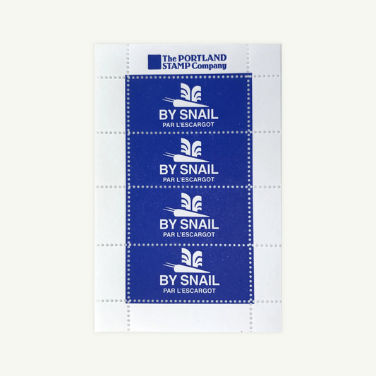 By Snail Lick & Stick Stamps - Blue