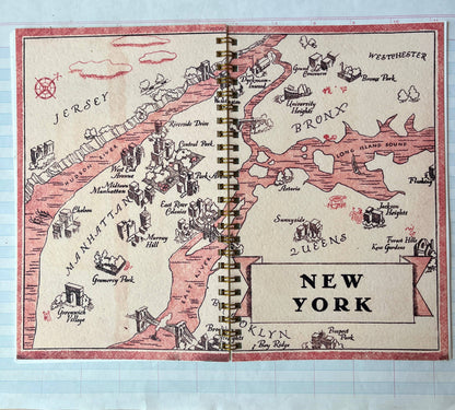 New York Map Notebook