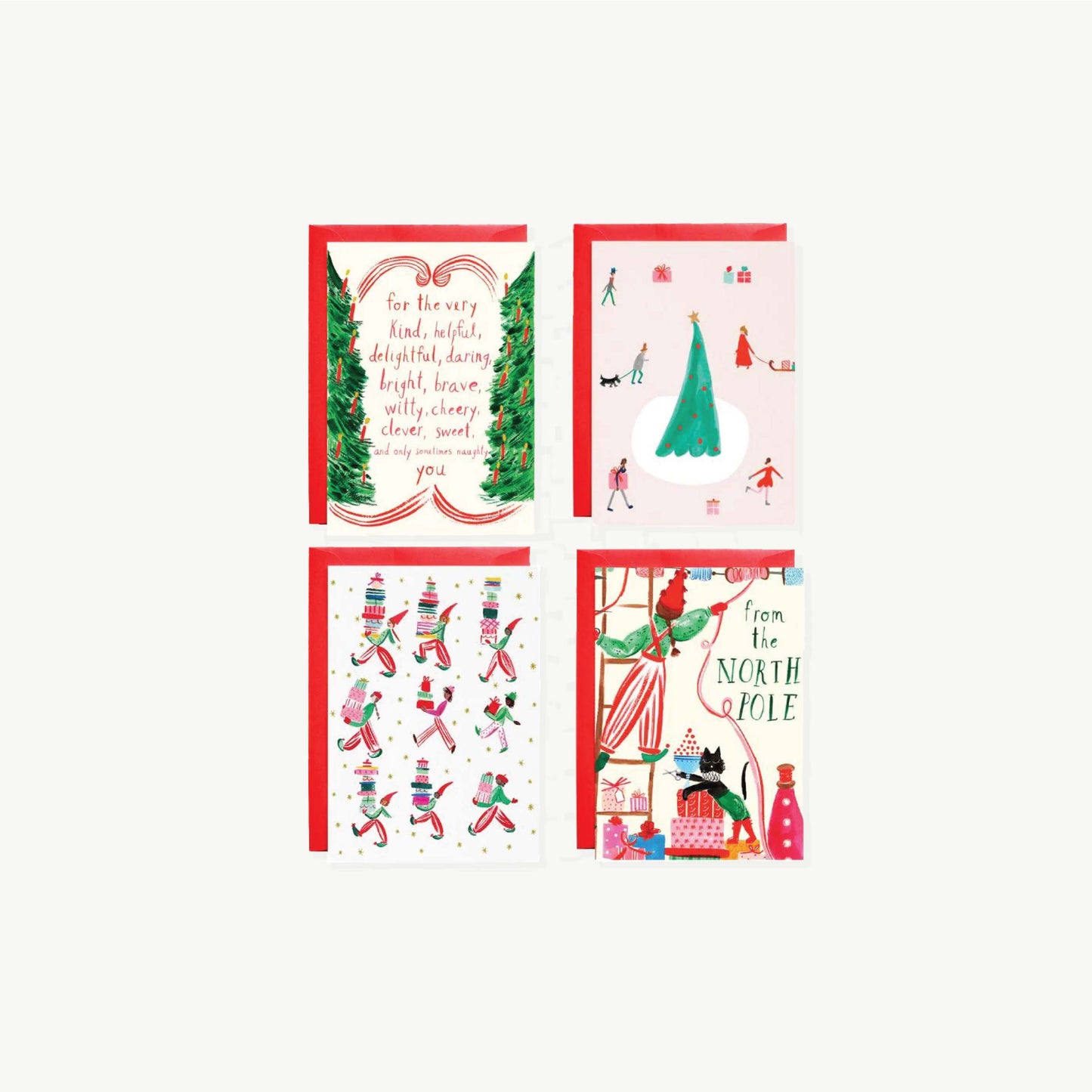 Holiday Petite Card Mix of 8