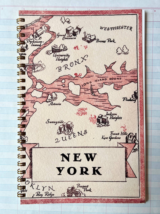 New York Map Notebook