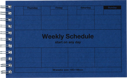 Dayfree Weekly Schedule