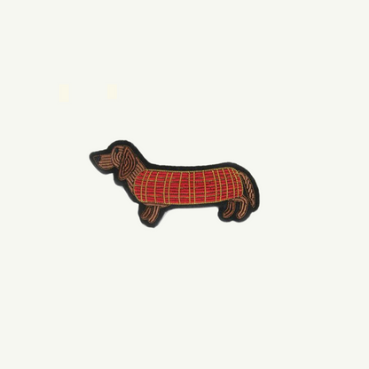 Hand-embroidered Cannetille Brooches