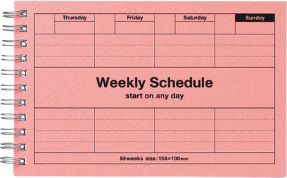 Dayfree Weekly Schedule