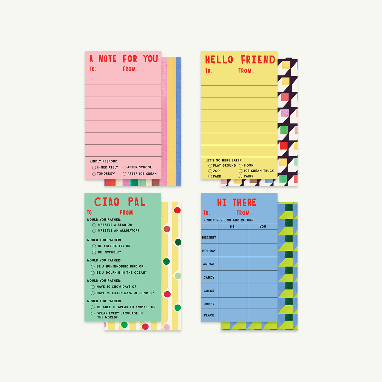 Top Secret Friendship Notes