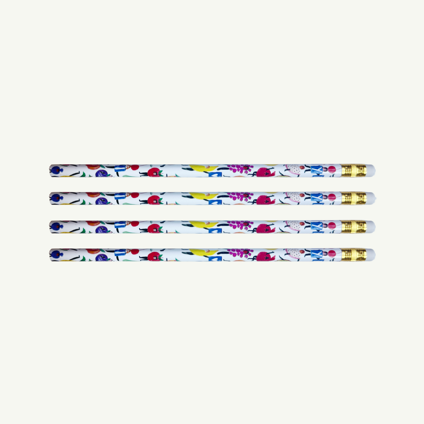 Fruit Pencils - Set of 4
