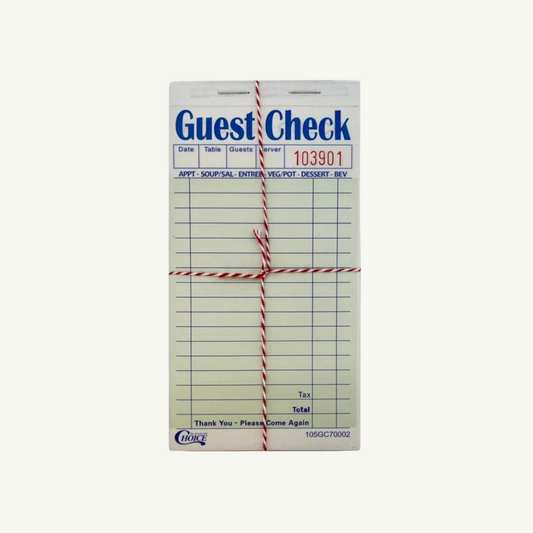 Fries with that? Guest Checks