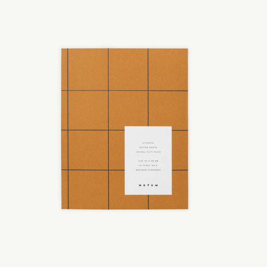 Uma Medium Flat Lay Notebook, Ochre