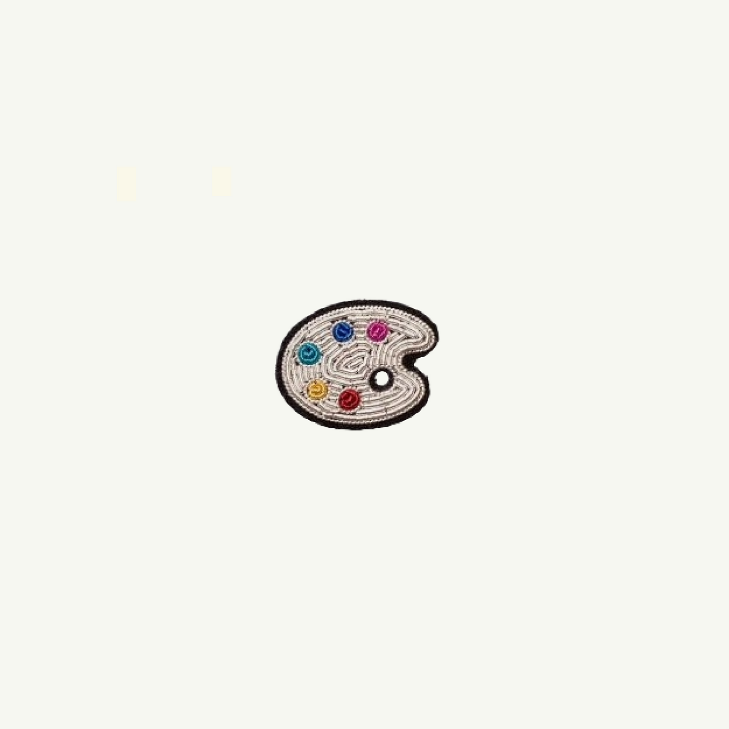 Hand-embroidered Cannetille Brooches