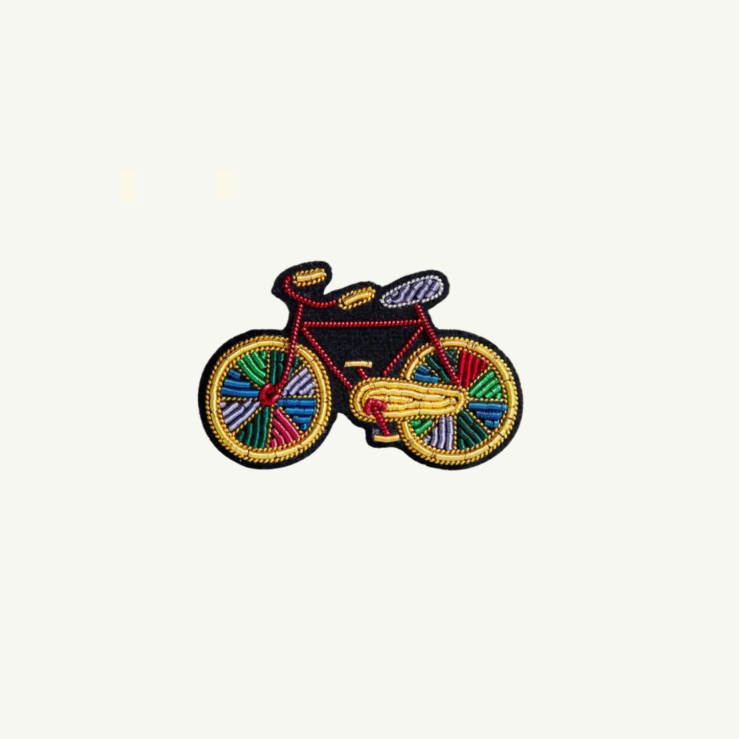 Hand-embroidered Cannetille Brooches
