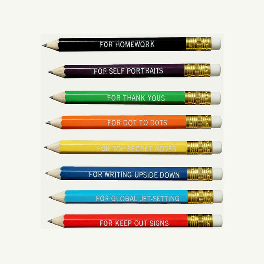Pencils For All Occasions by Mr. Boddington's Studio—8 unique minis, as seen in the GOOP Gift Guide.
