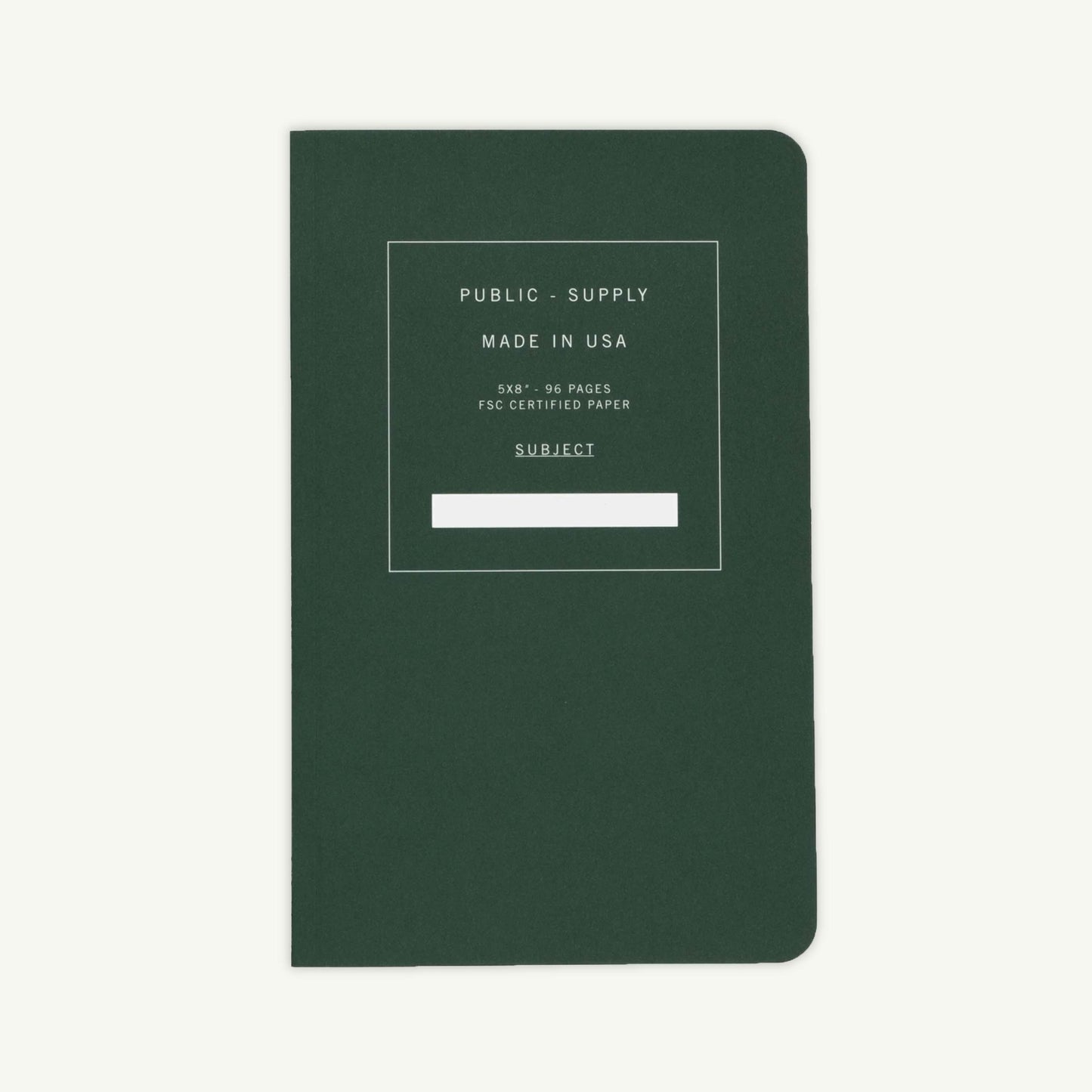 Soft Cover Notebook