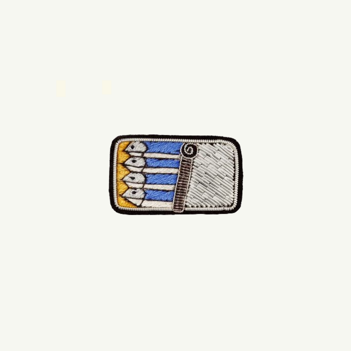 Hand-embroidered Cannetille Brooches