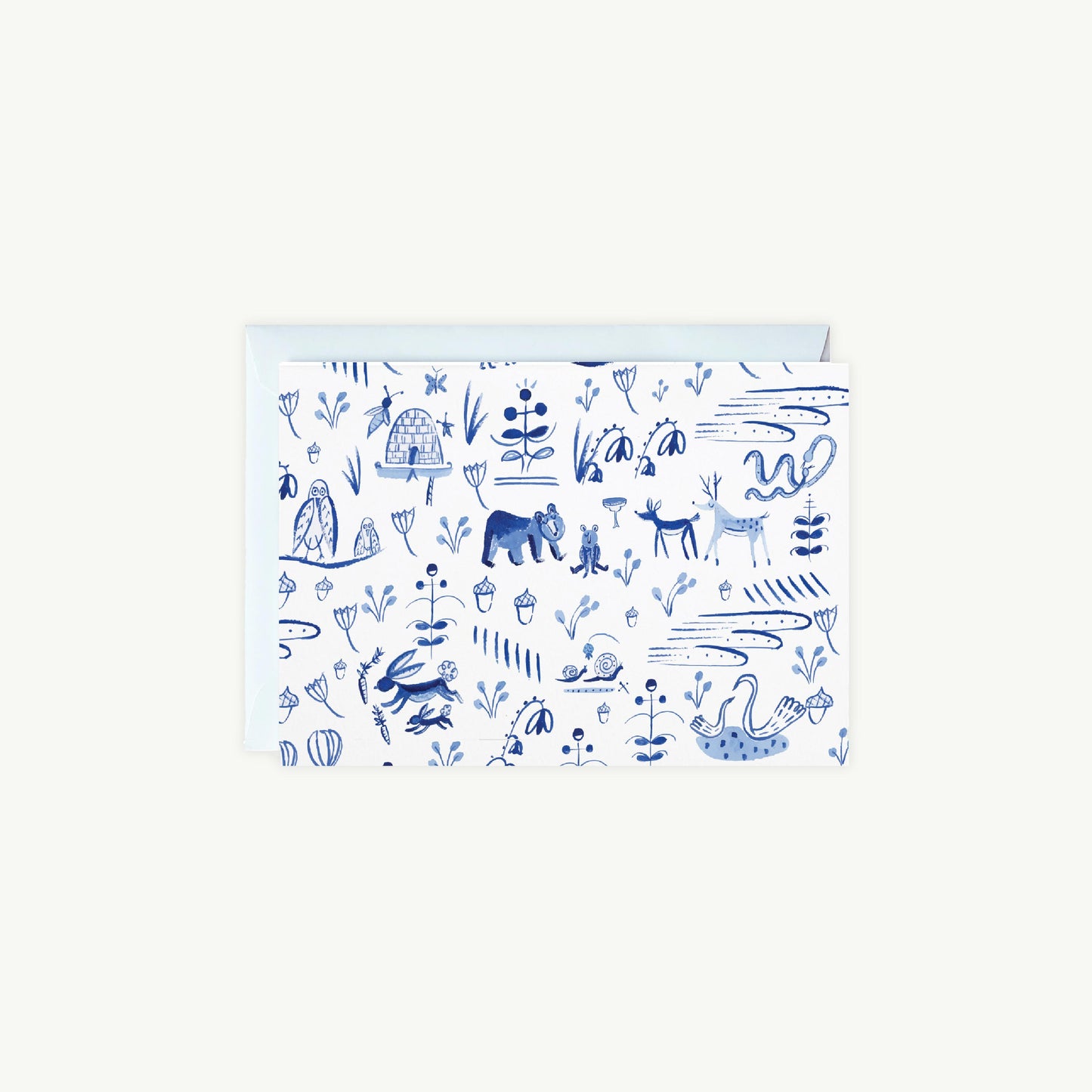 Forest Animal Toile - Notecards