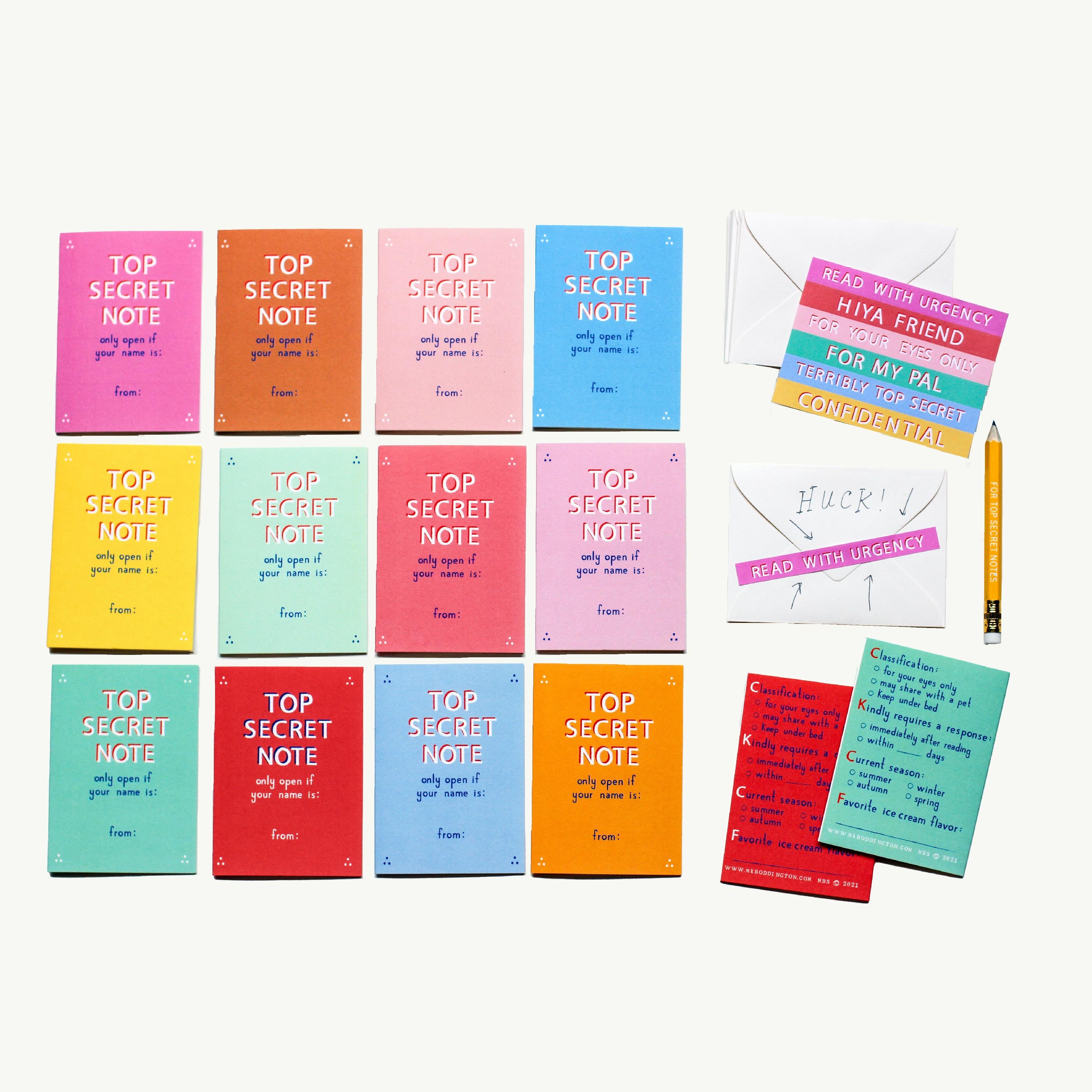 Top Secret Friendship Notes – Mr. Boddington's Studio