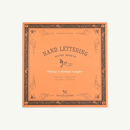 Tools to Liveby Hand Lettering Pad